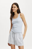 Byron Scoop Tank, PERIWINKLE BLUE - alternate image 1