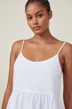 Vestido - Summer Tiered Mini Dress, WHITE - vista alternativa 4