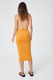 Essential Midi Skirt, RETRO YELLOW