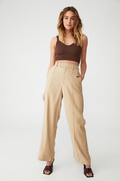 Darcy Pant, LINEN TAUPE