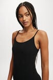 Bella Slip Maxi Dress, BLACK - alternate image 4