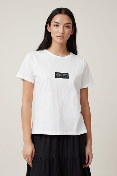 The 91 Classic Graphic Organic Tee, NEUE MUSE/ VINTAGE WHITE