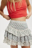 Stella Tiered Mini Skirt, HANNAH SPLICE FLORAL - alternate image 3