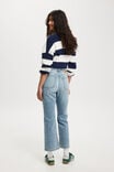 Stretch Bootcut Crop Jean, BELLS BLUE - alternate image 2