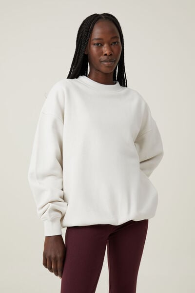 Moletom - Classic Crew Sweatshirt, VINTAGE WHITE