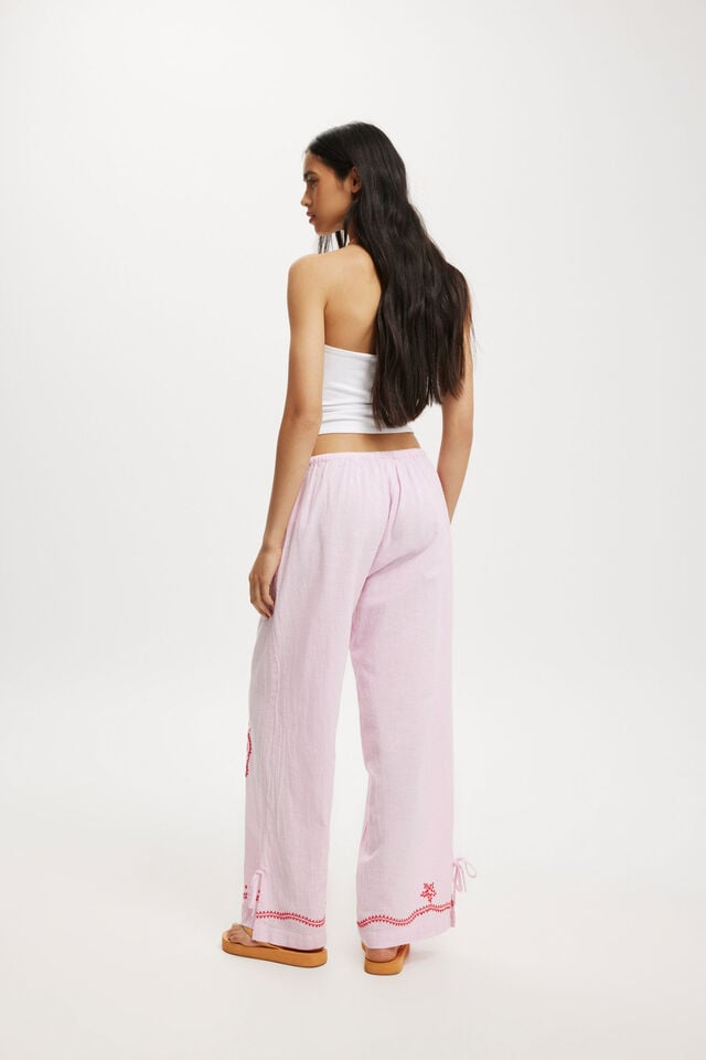 Jet Set Tie Pants, PINK