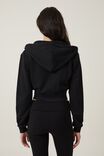 Cropped Fitted Zip Through, BLACK - alternate image 3