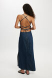 Tate Denim Maxi Dress, MISTIC BLUE - example image 3