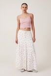 Haven Tiered Maxi Skirt, SULLY DITSY PORCELAIN - alternate image 1