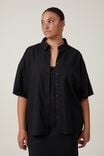 Blusa - Haven Short Sleeve Shirt, BLACK - vista alternativa 1