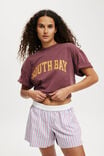 The Premium Boxy Graphic Tee, SOUTH BAY/ CHERRY VARNISH - alternate image 1