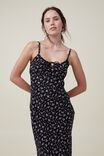 Vestido - Reece Midi Slip Dress, MARLO DITSY BLACK - vista alternativa 2