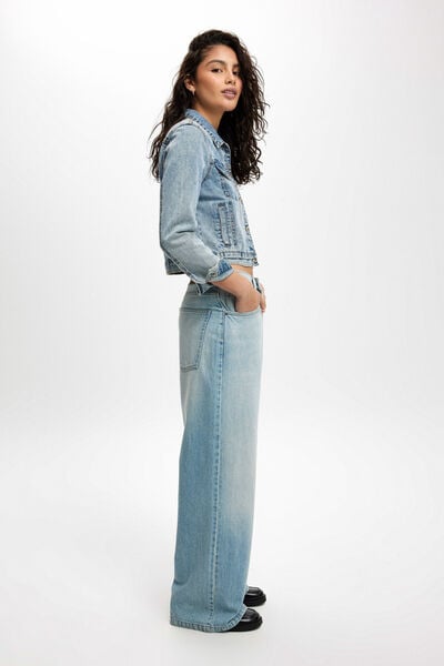 Super Baggy Jean, SUNFADED BLUE