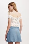 Gigi Denim Mini Skirt, BREEZE BLUE - alternate image 3