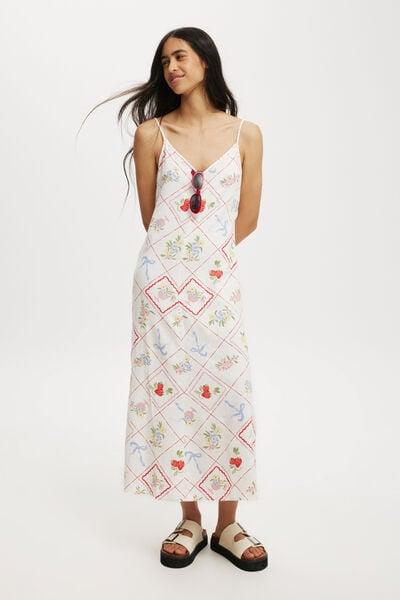 Vestido - Haven V Neck Maxi Dress, SUMMER MOMENTS