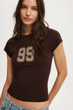 All Day Graphic Tee, 99 / DARK OAK - example image 4
