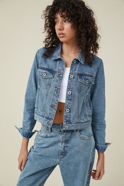 Women's Denim Jean Jackets & Cropped Jackets| Cotton On USA