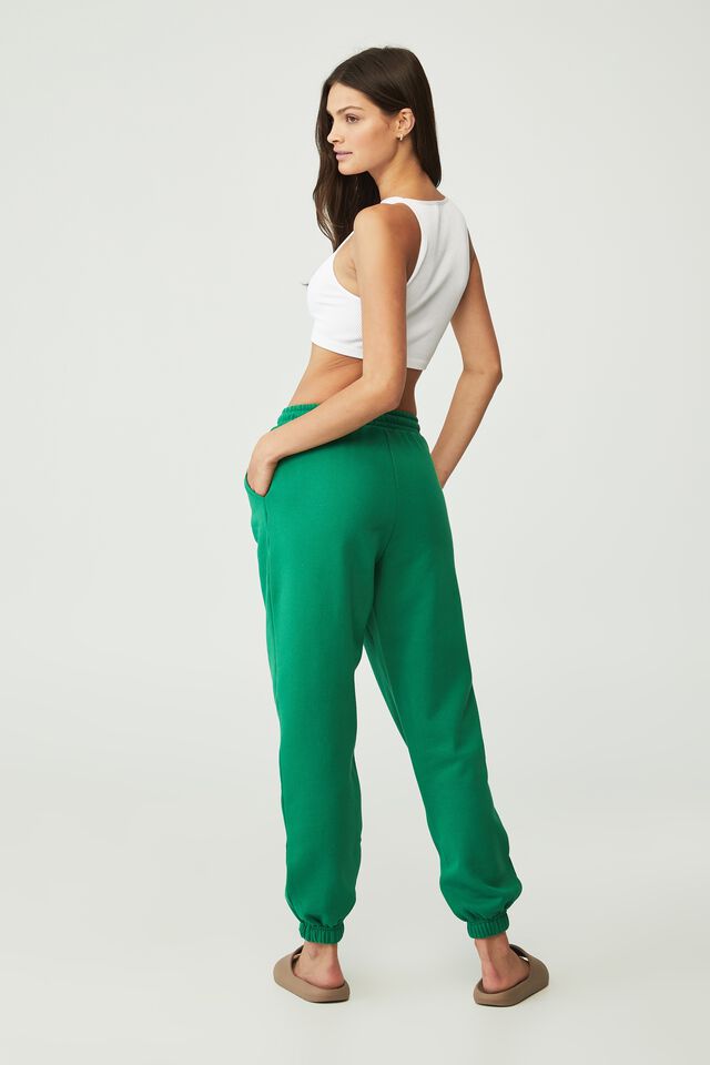 Buy Jockey Green Cotton Trackpants - AW60 for Women Online @ Tata CLiQ