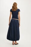 Nyla Maxi Skirt, SHADOW NAVY/RUSSET CLAY - example image 2