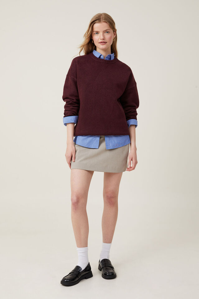 Luxe Pullover, DEEP BERRY