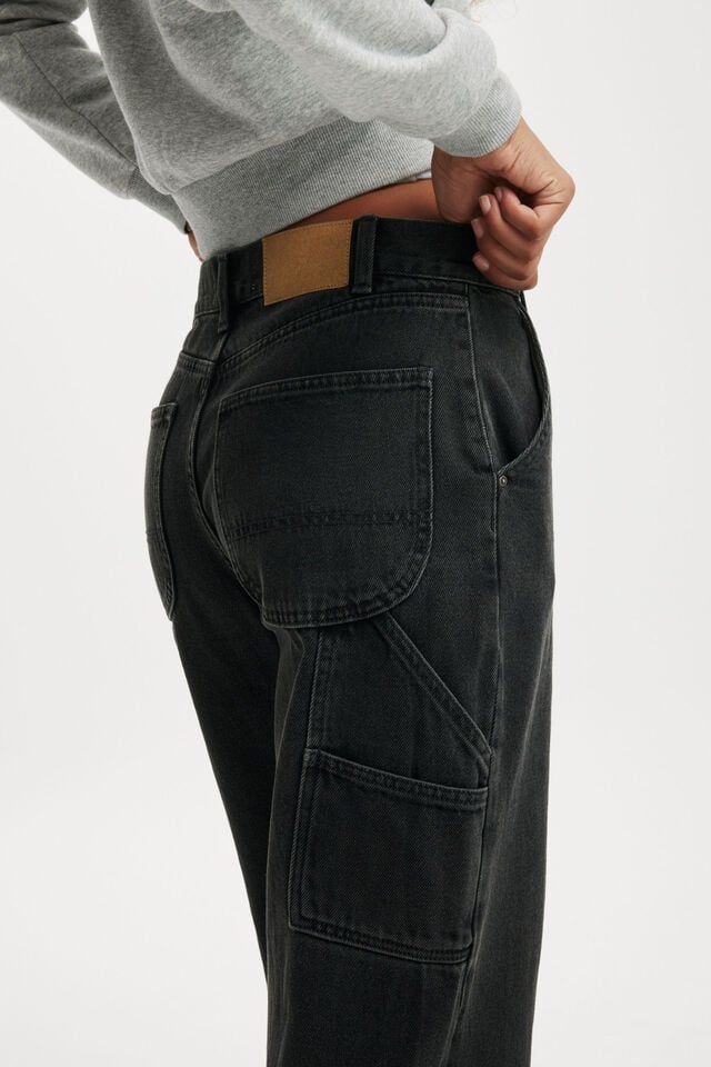 Loose Straight Jean, GRAPHITE BLACK/ CARPENTER