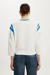 3/4 Sleeve Graphic Tee, 63 / VINTAGE WHITE - example image 3