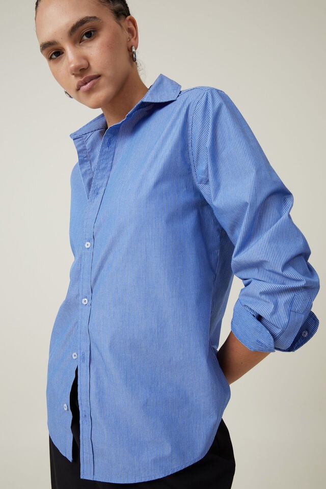 Heritage Shirt, BLAIR STRIPE BLUE