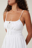 Haven Tiered Mini Dress, WHITE - alternate image 4