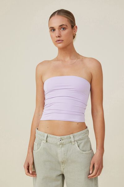 Sculpted Tube Top, SWEET MAUVE