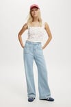 Wide Jean Asia Fit, AIR BLUE POCKETS - alternate image 1