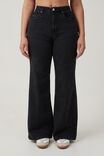 Calça - Curvy Stretch Wide Jean, GRAPHITE BLACK - vista alternativa 4