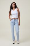 Low Rise Straight Jean Asia Fit, PALM BLUE - alternate image 1
