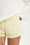 Micro Sweatshort, WHIPPED BUTTER/STRIPE - example image 4