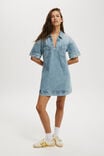 Tia Denim Dress, OASIS BLUE - alternate image 2