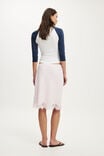 Celeste Lace Midi Skirt, BABYDOLL PINK - example image 2
