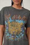 The Oversized Graphic License Tee, LCN BR DEF LEPPARD HIGH N DRY/SLATE - alternate image 4