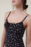 Vestido - Reece Midi Slip Dress, MARLO DITSY BLACK - vista alternativa 4