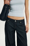 Low Rise Wide Jean, JERVIS BLUE BUTTERFLY - example image 5