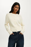 Luxe Dreamy Crew Cardi, HONEY CREAM - example image 1