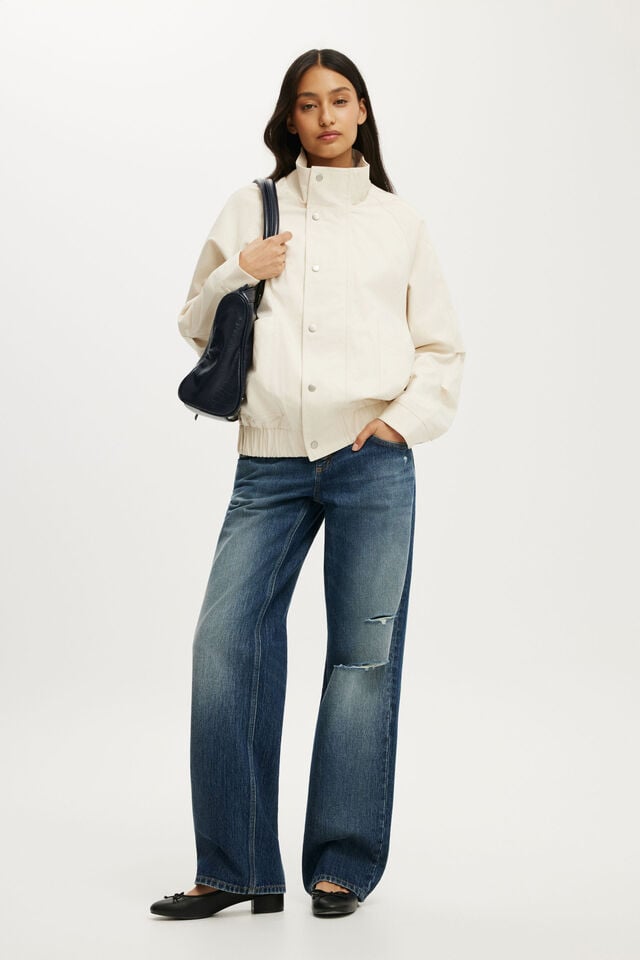 Ellis Utility Jacket, ECRU