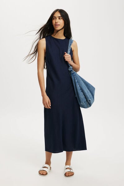 Haven High Neck Maxi Dress, WINTER NIGHT