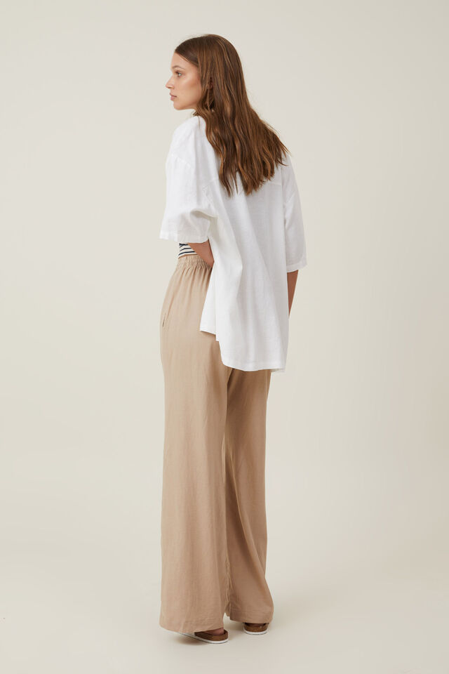 Haven Wide Leg Pant, MID TAUPE