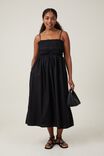 Vestido - Lexi Shirred Maxi Dress, BLACK - vista alternativa 1