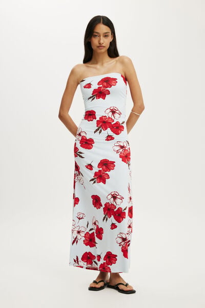 Darcy Tube Maxi Dress, CLEO FLORAL
