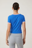 Fitted Graphic Longline Tee, MONTE CARLO/PACIFIC BLUE - alternate image 3