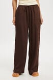 Haven Wide Leg Pant Asia Fit, CHOCOLATE - alternate image 4