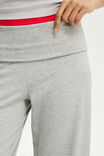 Honey Fold Over Pant, GREY MARLE - example image 3