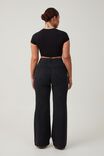 Calça - Curvy Stretch Wide Jean, GRAPHITE BLACK - vista alternativa 2