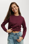 Hyper Weave Long Sleeve, CHERRY VARNISH - alternate image 1