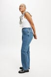 Calça - Curvy Stretch Straight Jean, SEA BLUE - vista alternativa 1